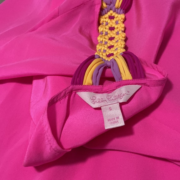 LILLY PULITZER HOT PINK RACERBACK TANK - Picture 7 of 8